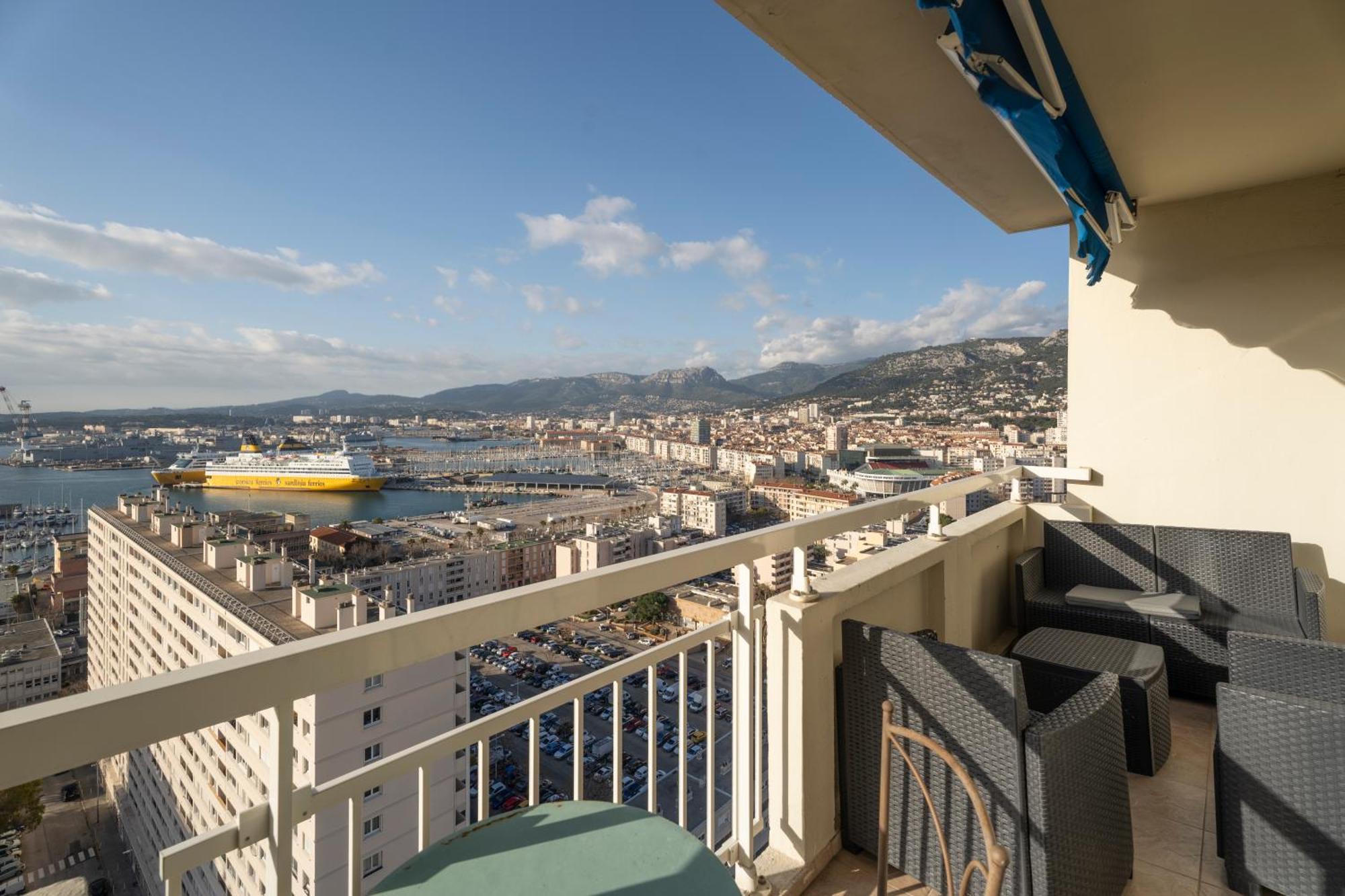 Vue Panoramique, Grand Appartement 2 Chambres A Toulon Ngoại thất bức ảnh
